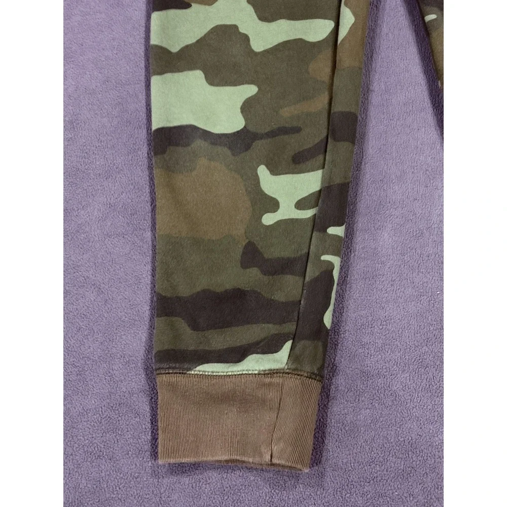 Gap Jogger Pants Kids XL Multicolor Camouflage Fleece Lined Tapered Drawstring